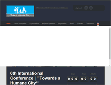 Tablet Screenshot of humanecityns.org